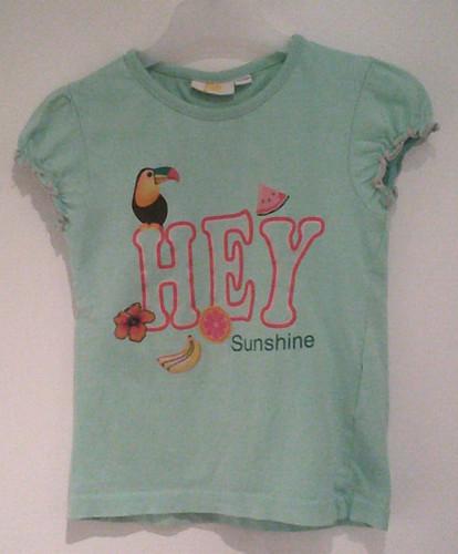 Hellgrünes shirt kurzarm mit - kurzarm,