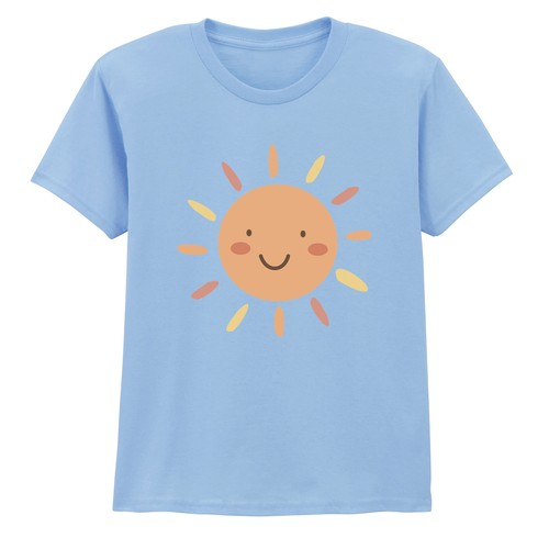 Süß lächelnde sonne - süß,